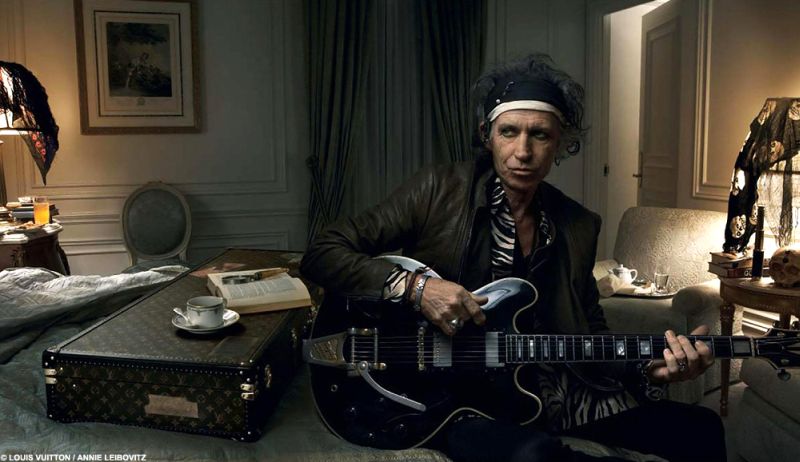 Keith Richards gör Louis Vuitton