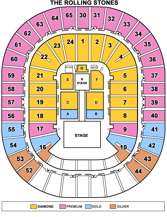 Ticketek Seating Map Rod Laver / Rod Laver Arena concert question ...