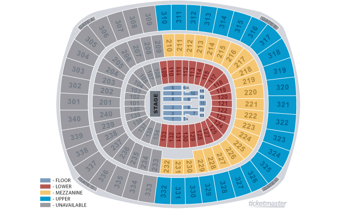 Gillette Stadium Seating Chart Rolling Stones
