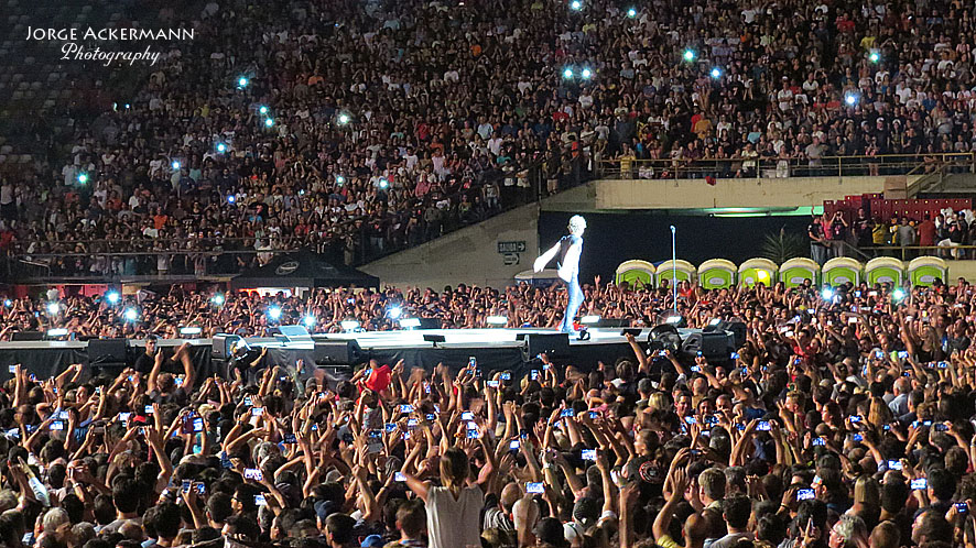 The Rolling Stones live at Estadio Monumental, Lima, Peru, March 6 ...