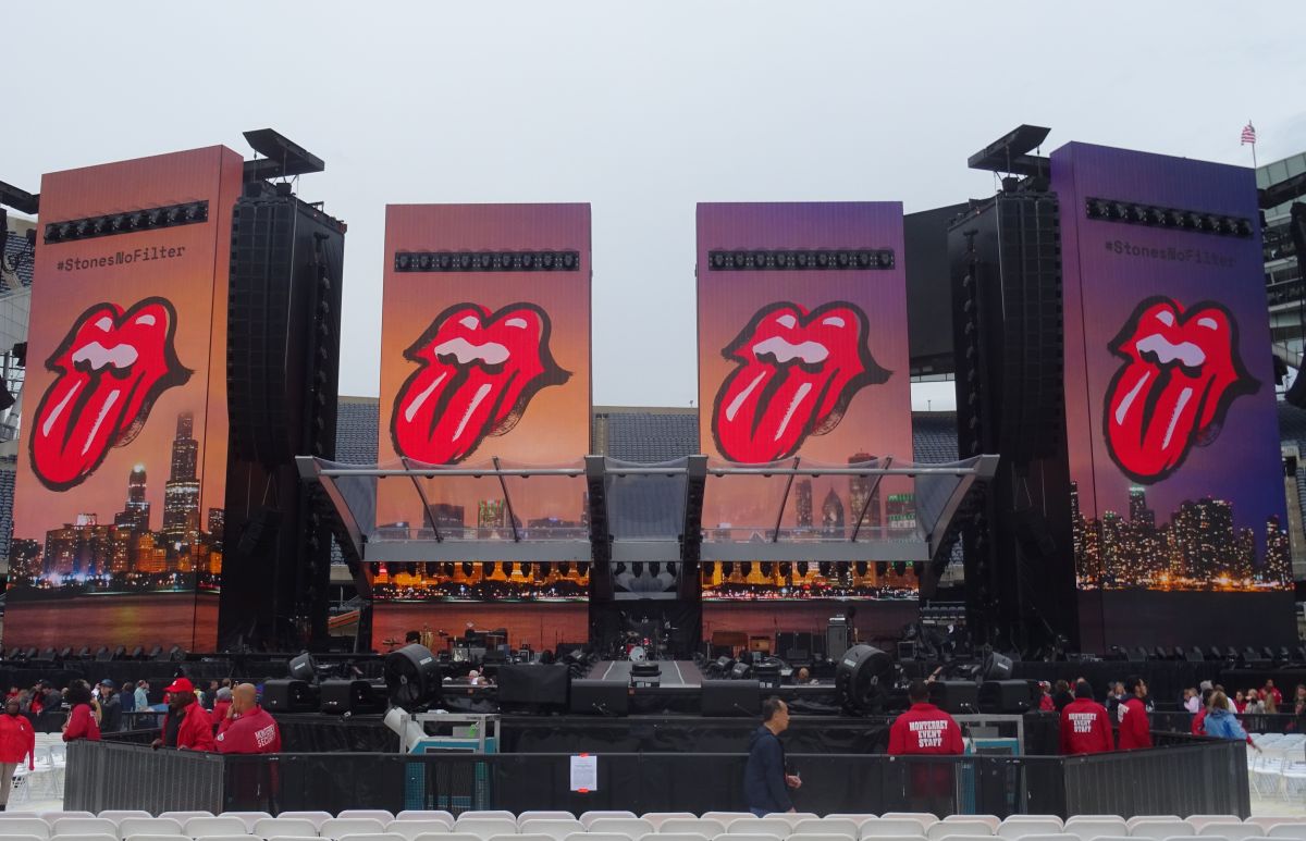 The Rolling Stones live at Soldier Field, Chicago, IL, USA, June 21